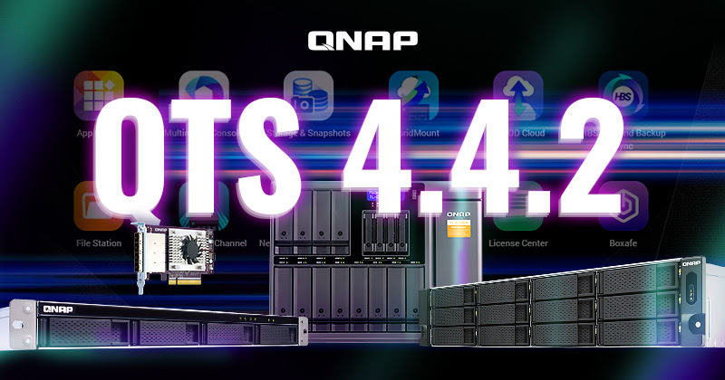 A QNAP kiadta a QTS 4.4.2-et, a rendszer biztonságának növeléséhez és az USB/SATA bővítőegységek széleskörű támogatásához