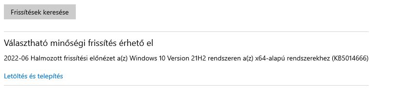 Windows 10 frissítés (KB5014666) után nem működik a nyomtató